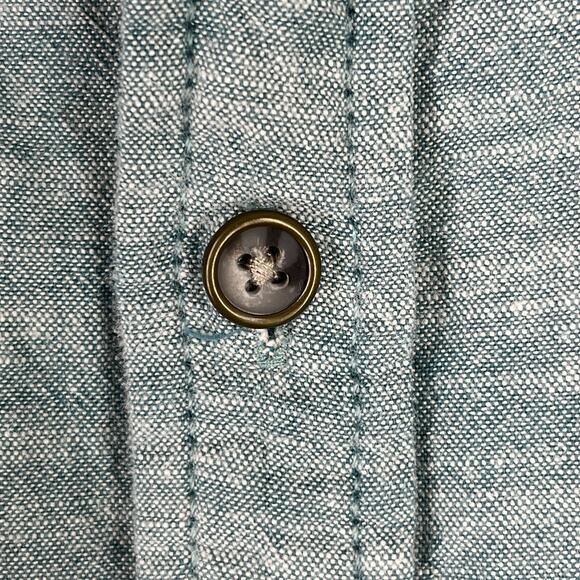 Jachs Shirt Mens Small Blue Classic‎ Fit Woven Board Beach Southwest Button-Up - Picture 3 of 9